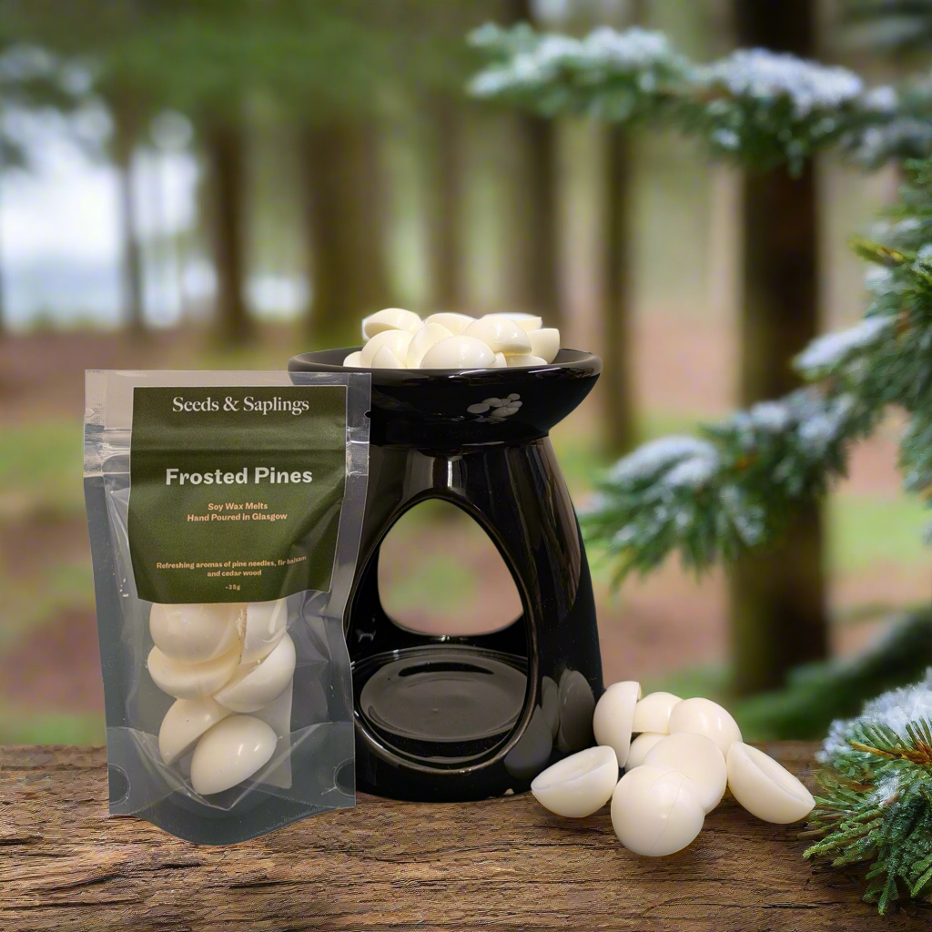 Handcrafted Frosted Pines Soy Wax Melt