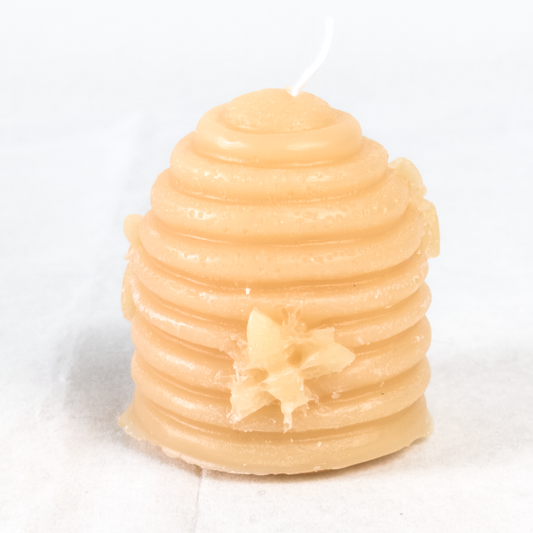 Small Handmade Beehive Candle