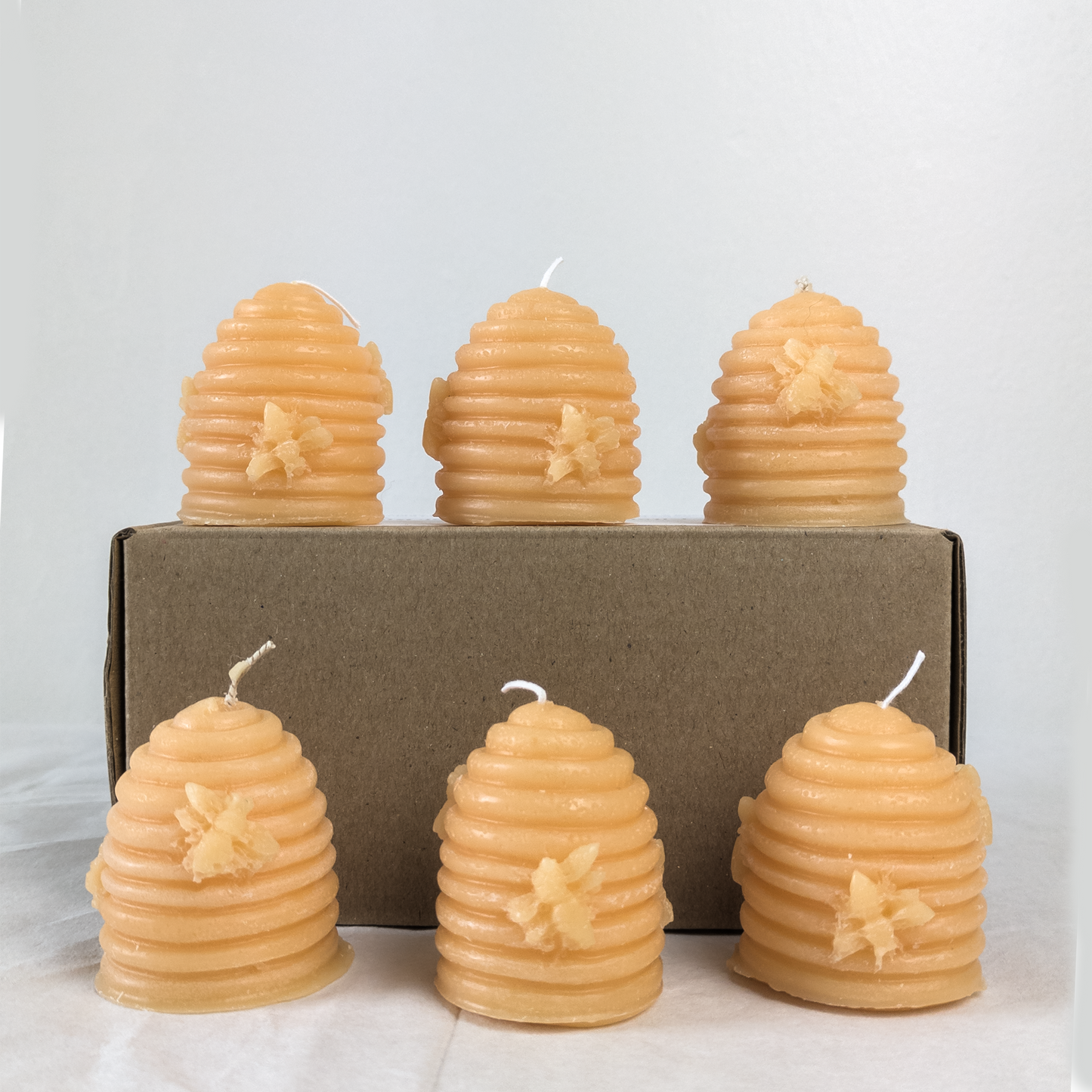 Small Handmade Beehive Candle