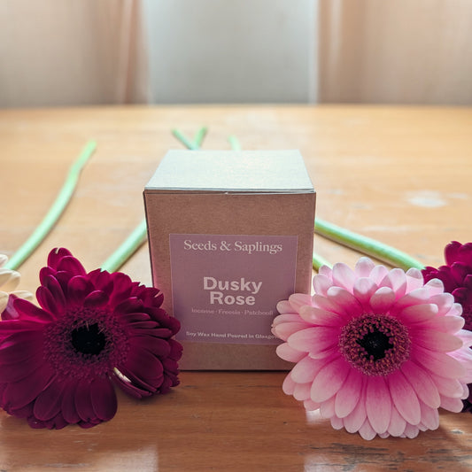 Dusky Rose Hand Poured Candle 9cl