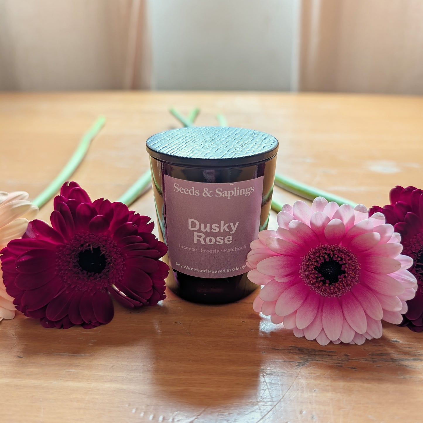 Dusky Rose Hand Poured Candle 9cl