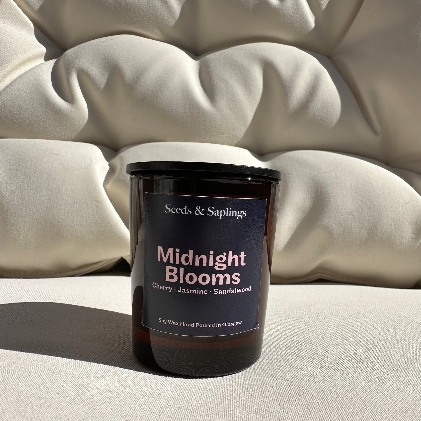 Midnight Blooms Handmade Scented Candle 9cl