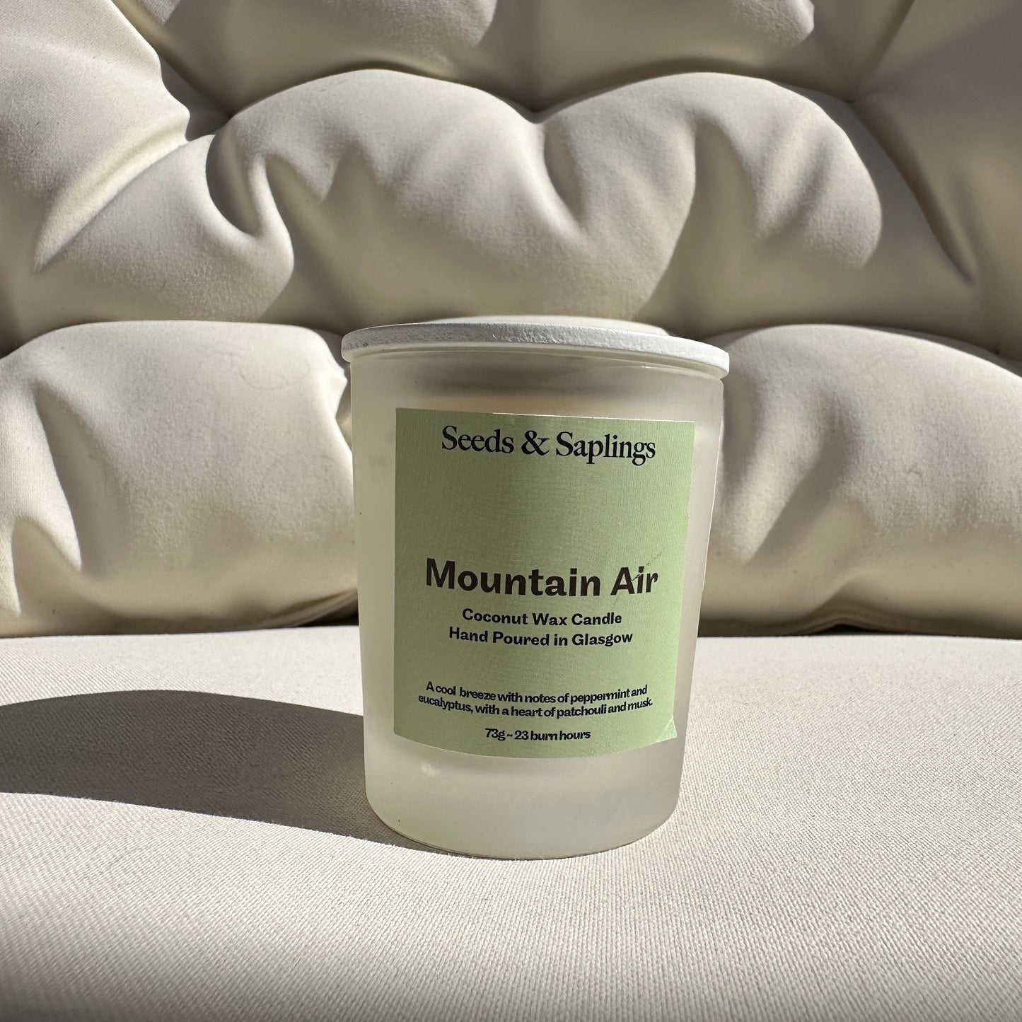 Mountain Air Scented Candle | Eucalyptus & Peppermint Coconut Wax 9cl